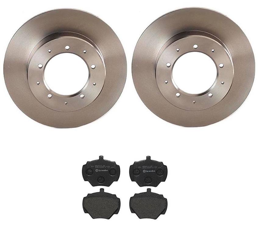 Land Rover Brembo Brakes Kit - Pads and Rotors Rear (290mm) (Low-Met) LR017953 - Brembo 3993544KIT